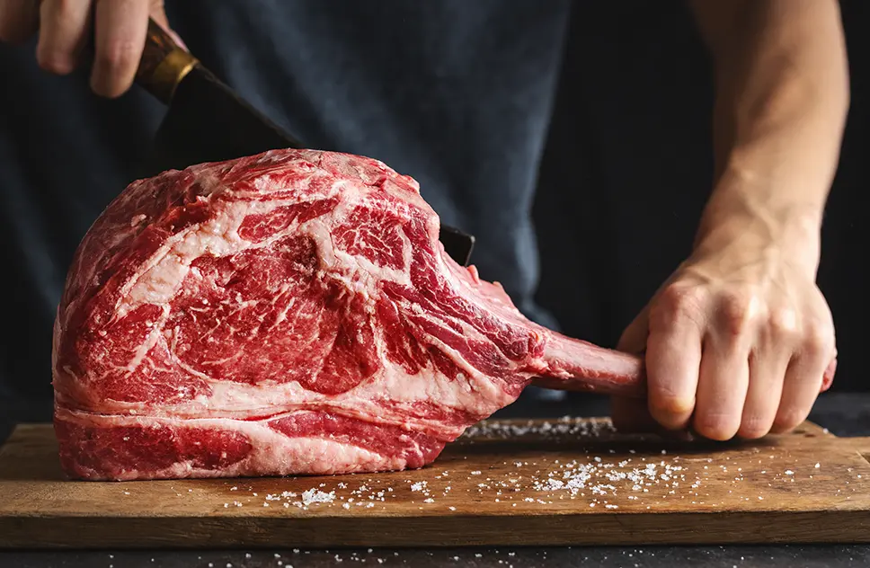 Ribeye maturat — vită Angus românească de la Casa Lazăr
